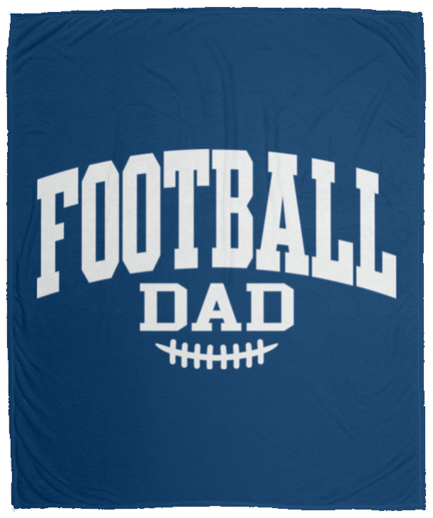 Football Dad VPM Cozy Plush Fleece Blanket - 50x60
