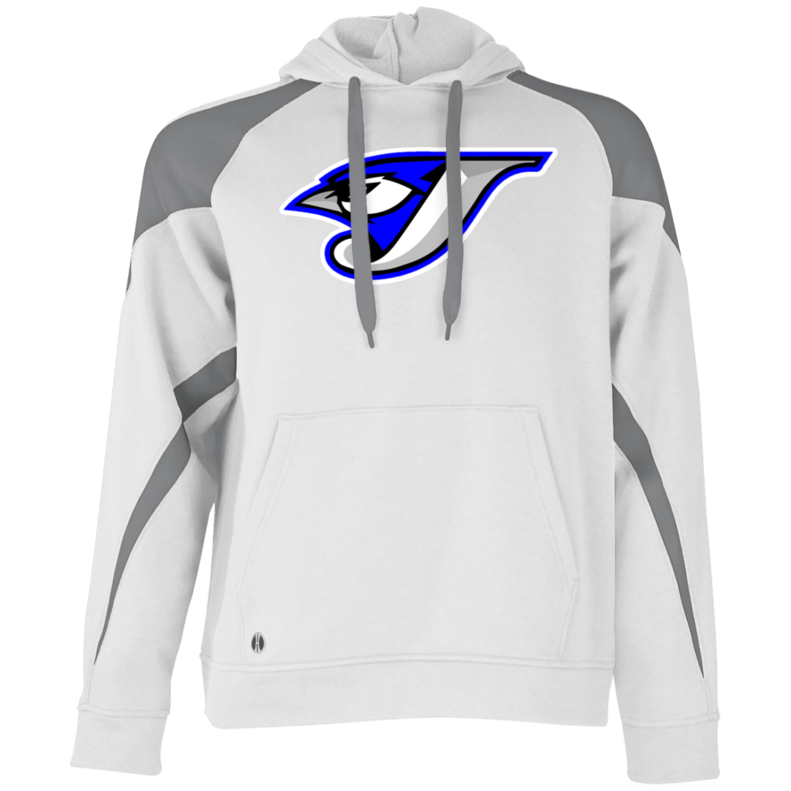Logo 229546 Athletic Colorblock Fleece Hoodie
