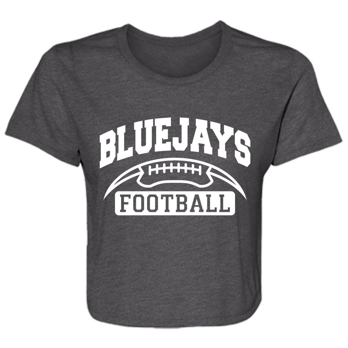 LBJ2 B8882 Ladies' Flowy Cropped Tee