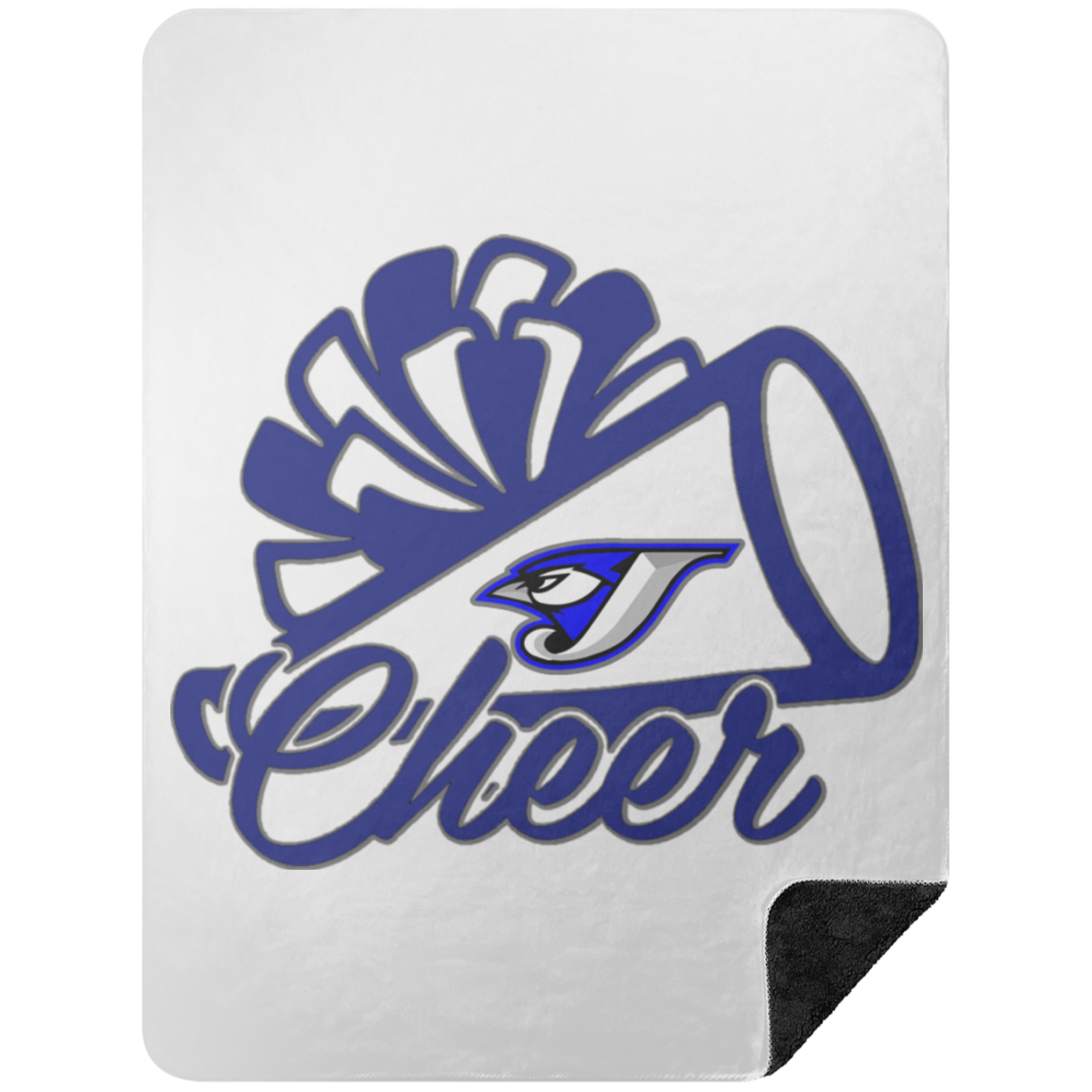 Mega Cheer BSHL Premium Black Sherpa Blanket 60x80