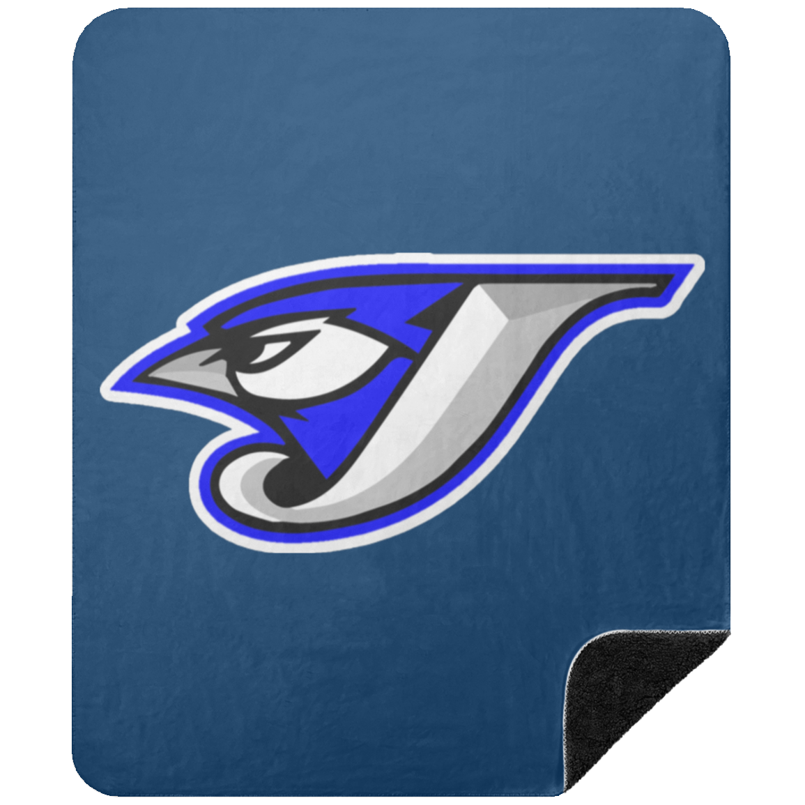 Logo BSHM Premium Black Sherpa Blanket 50x60