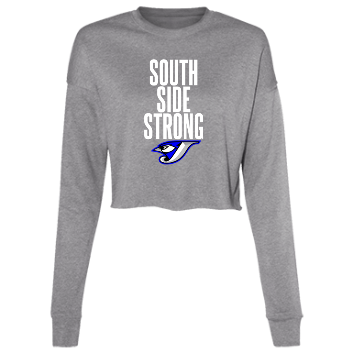 South Side Strong B7503 Ladies' Cropped Fleece Crew