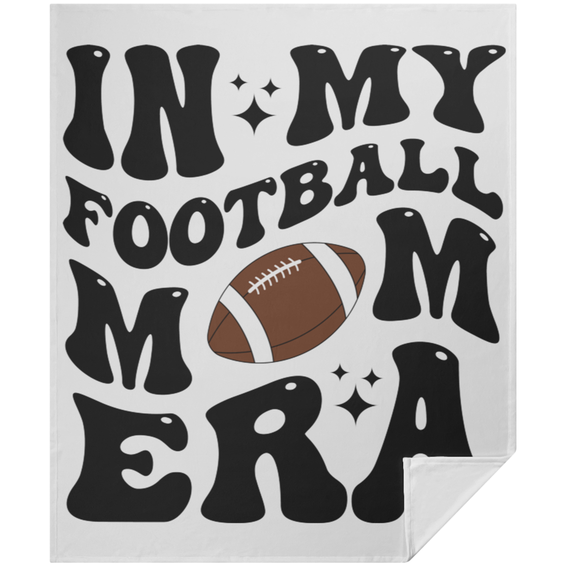 Football Mom TVM Twin Velvet Blanket 50x60