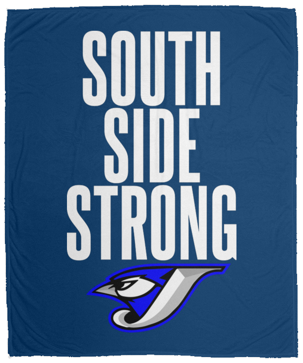 South Side Strong Football VPM Cozy Plush Fleece Blanket - 50x60
