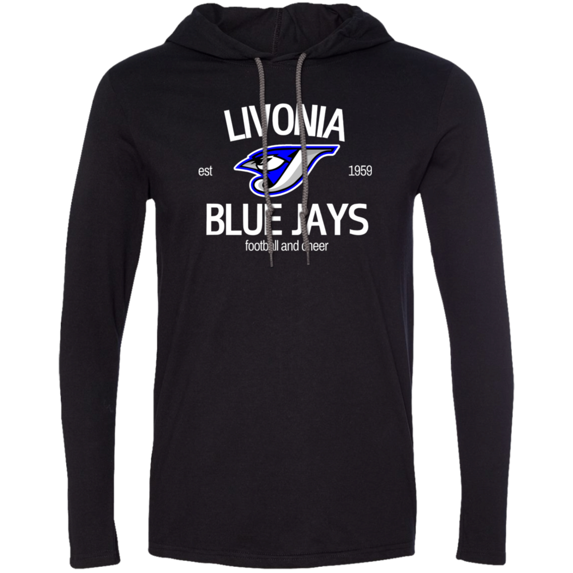 987 Gildan LS T-Shirt Hoodie