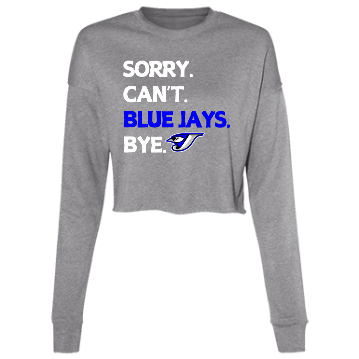 B7503 Ladies' Cropped Fleece Crew