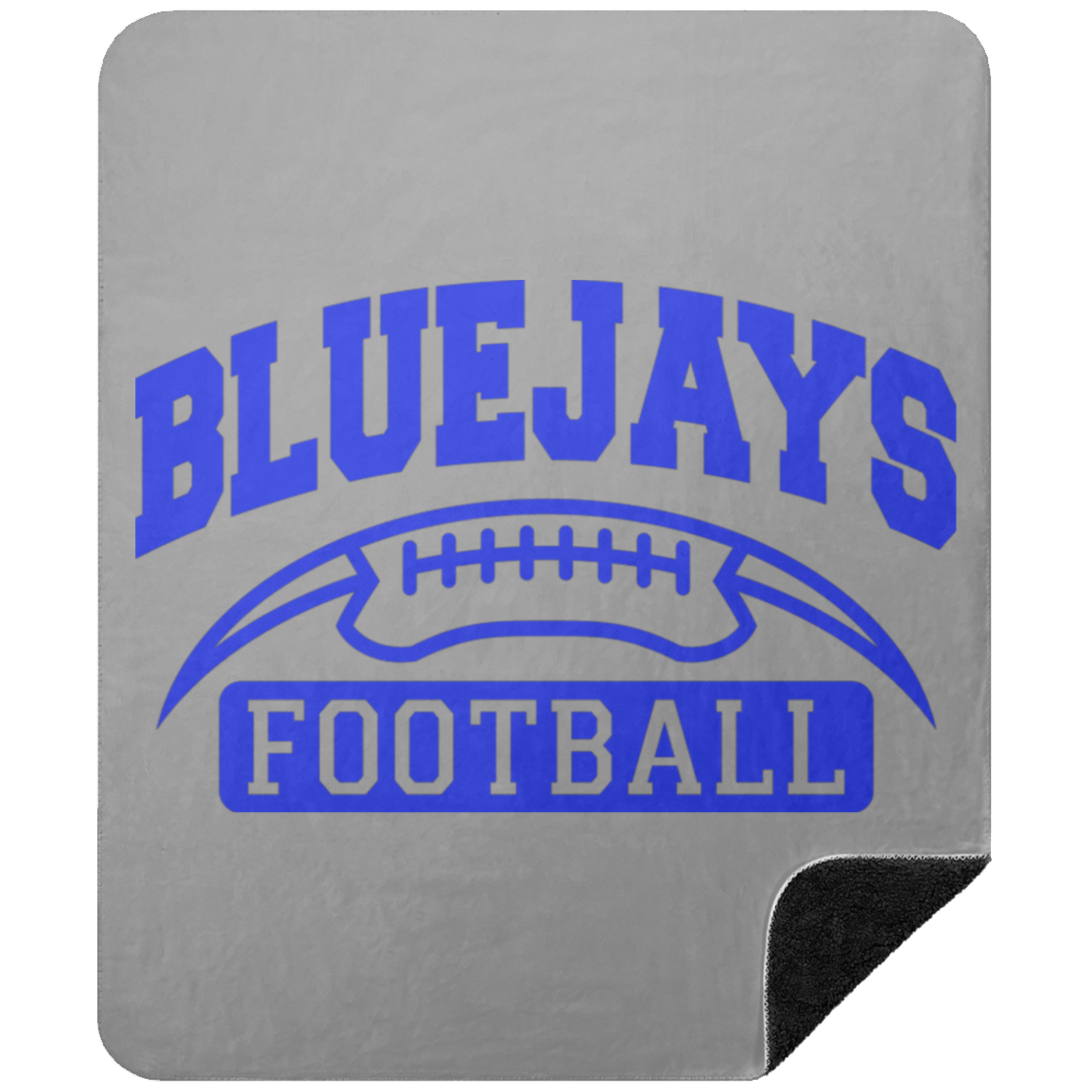 LBJ2 BSHM Premium Black Sherpa Blanket 50x60