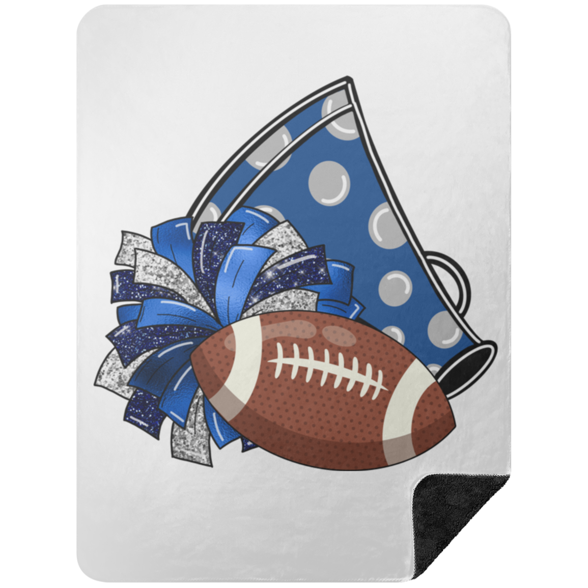 LBJ3 BSHL Premium Black Sherpa Blanket 60x80