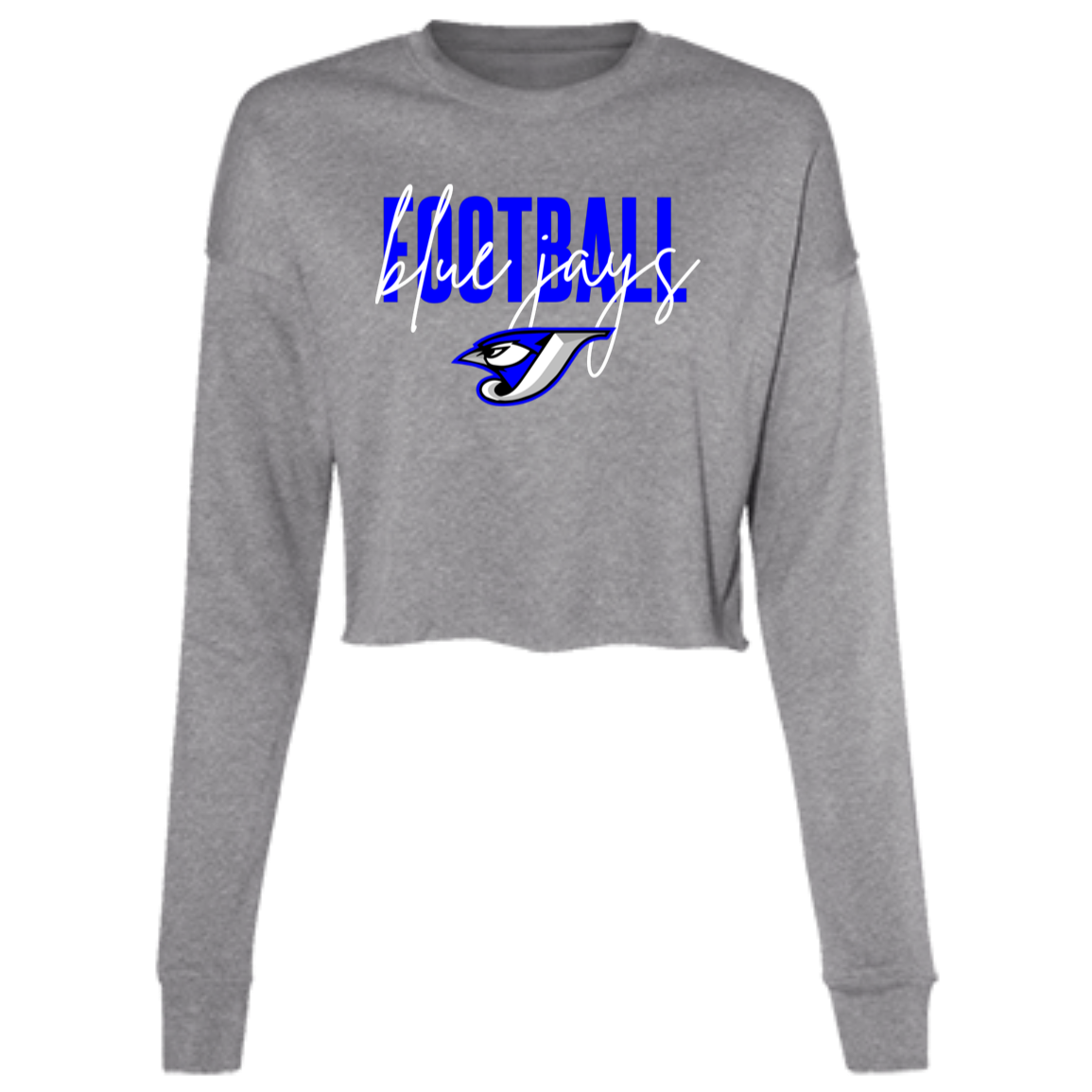 Script Football B7503 Ladies' Cropped Fleece Crew