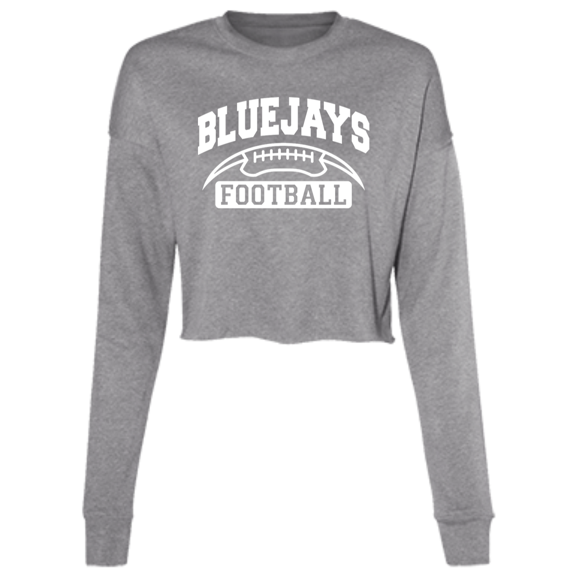 LBJ2 B7503 Ladies' Cropped Fleece Crew