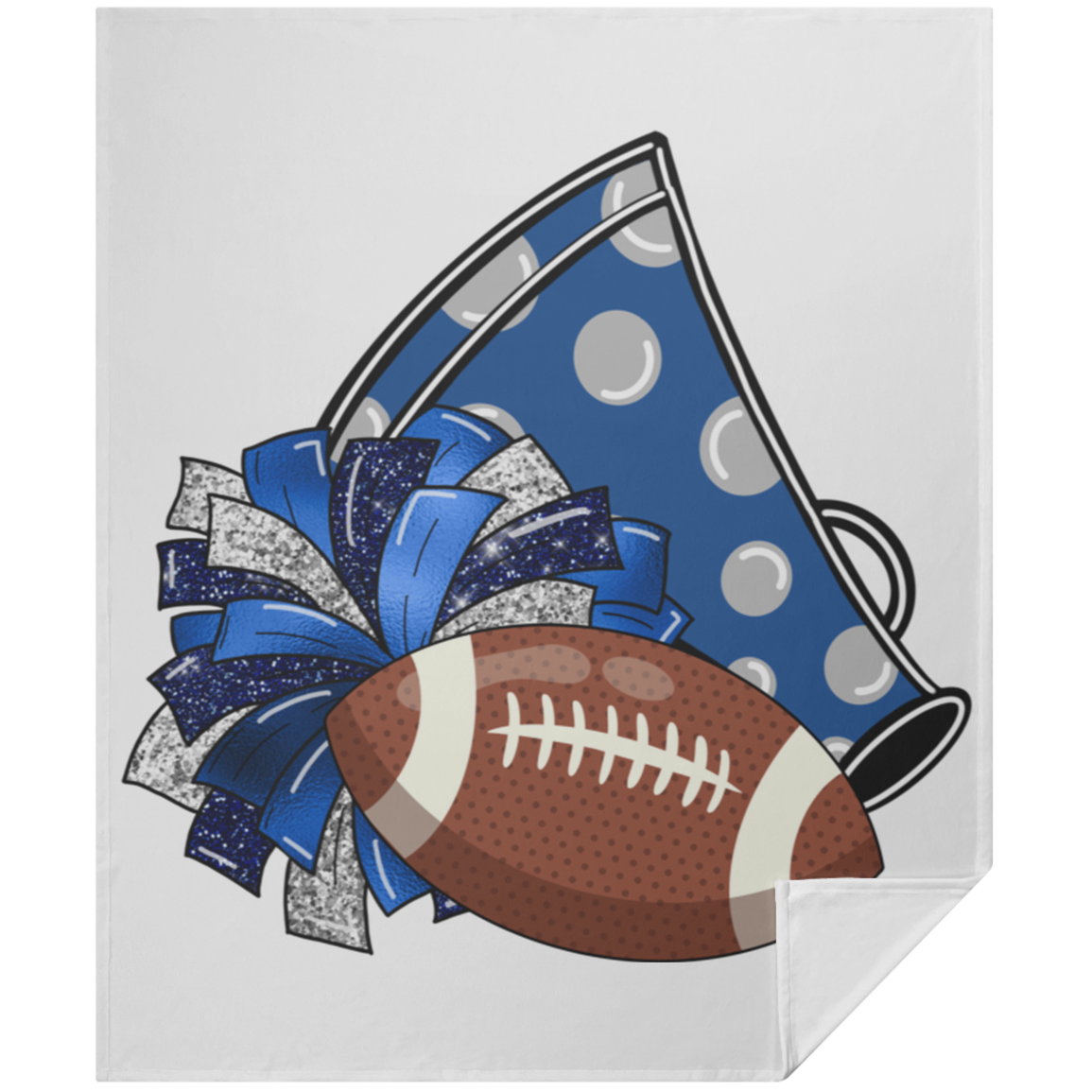 LBJ3 TVM Twin Velvet Blanket 50x60