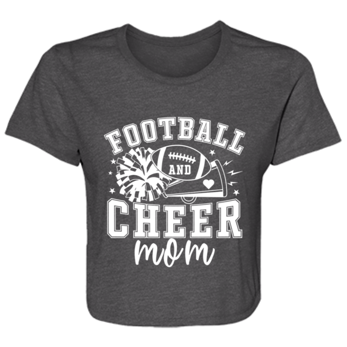 Mom of Both B8882 Ladies' Flowy Cropped Tee