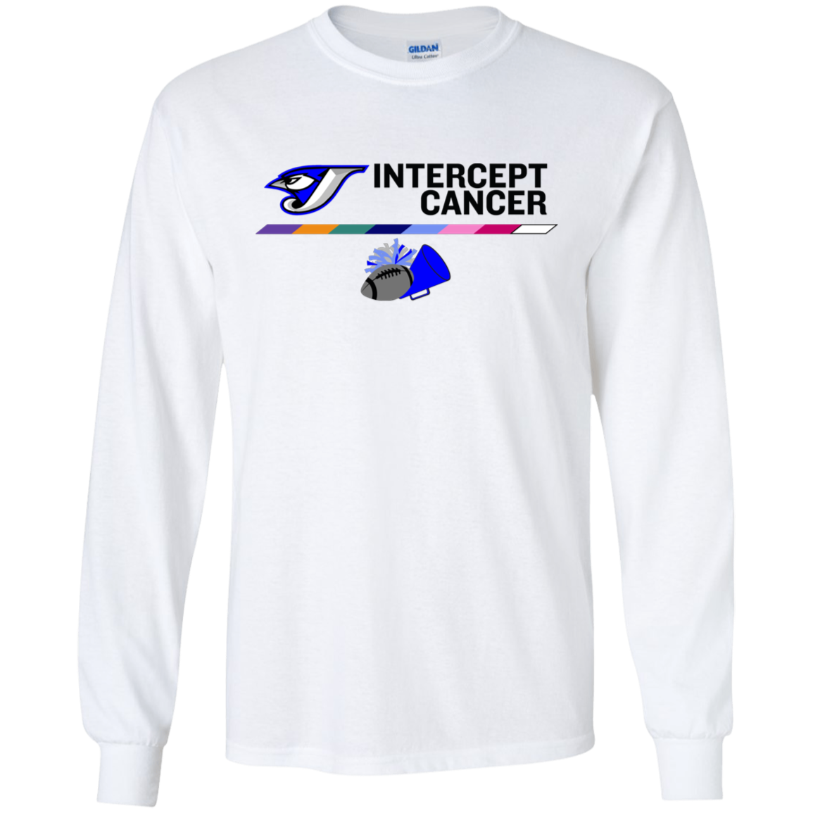 Intercept Cancer G540B Youth LS T-Shirt