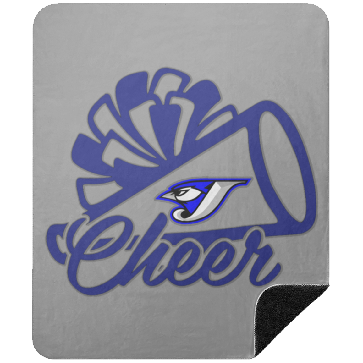 Mega Cheer BSHM Premium Black Sherpa Blanket 50x60