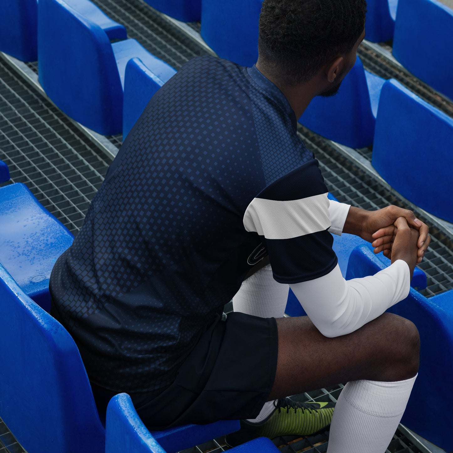 Old Blue Sublimated Recycled unisex sports jersey