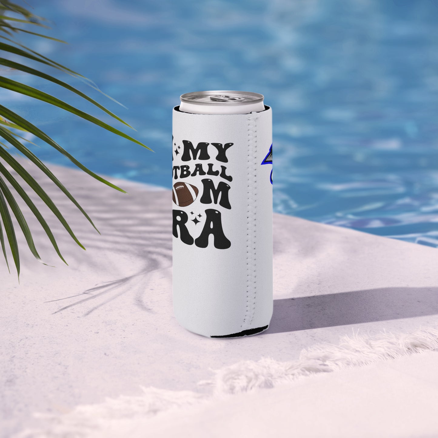 Football Mom Can cooler