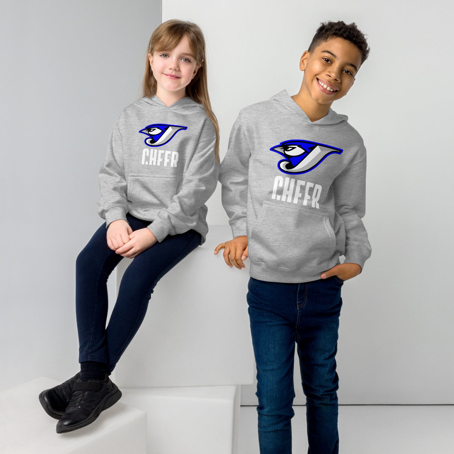Logo Cheer Kids fleece hoodie