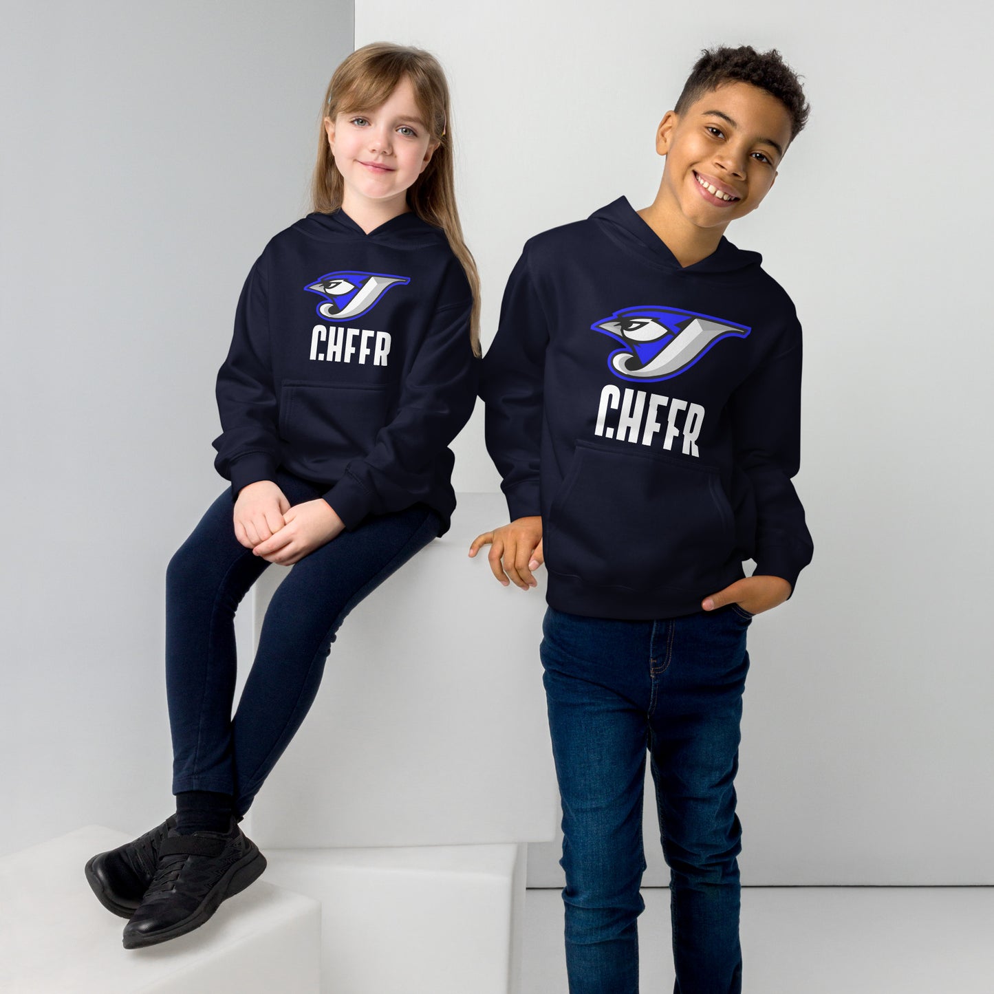 Logo Cheer Kids fleece hoodie