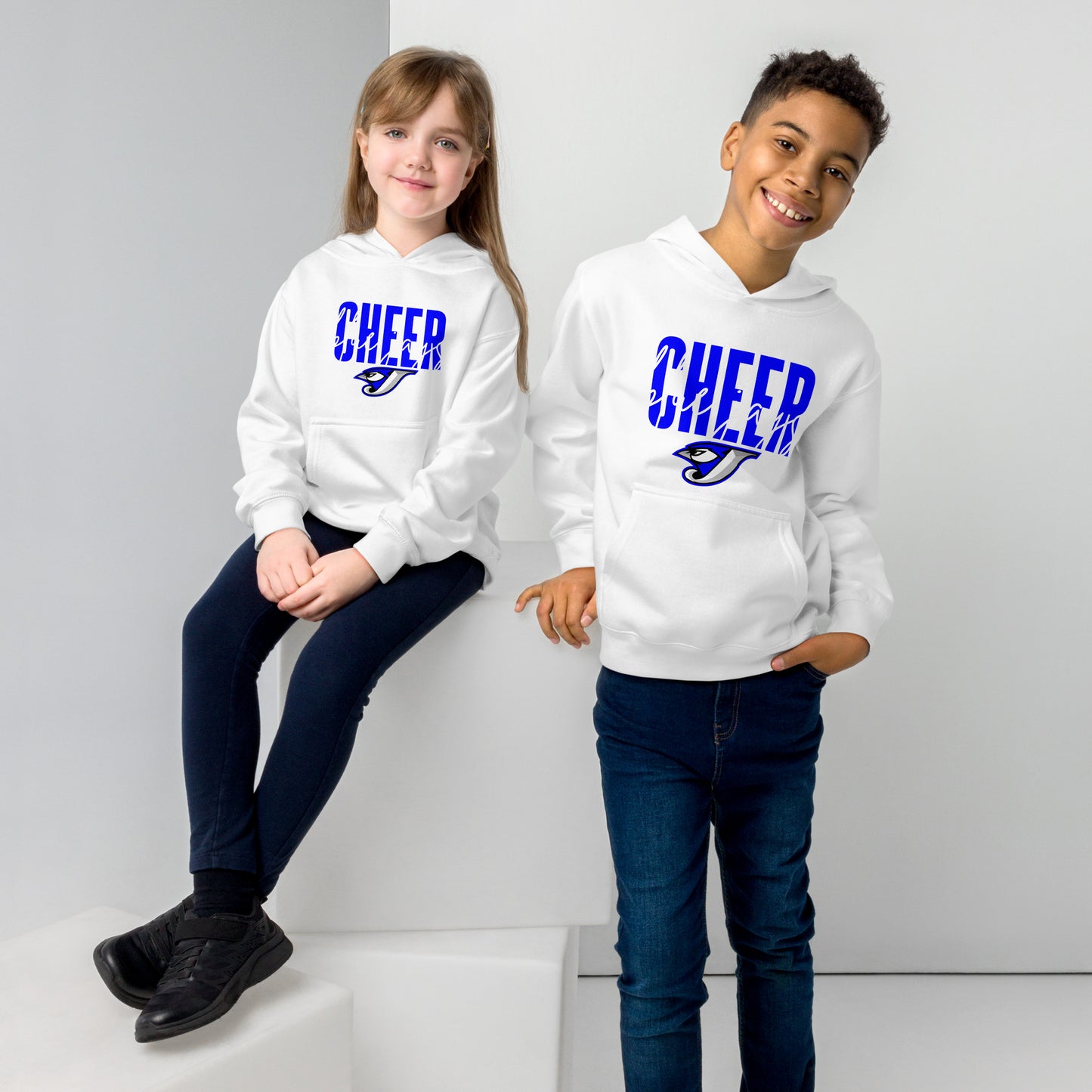 Script Cheer Kids fleece hoodie