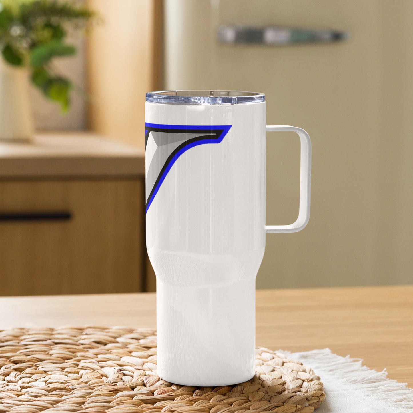 Logo Travel mug with a handle