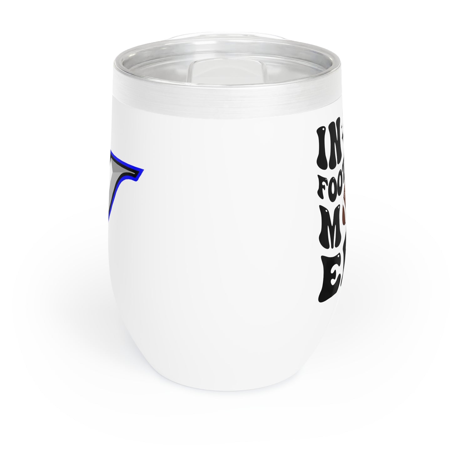 Football Mom Chill Wine Tumbler
