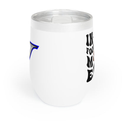 Football Mom Chill Wine Tumbler