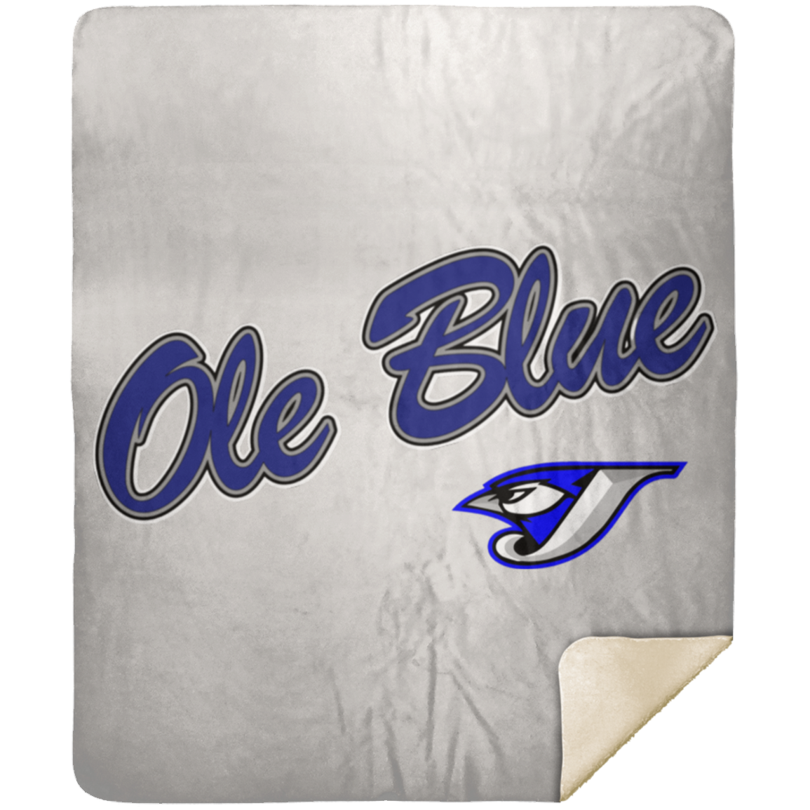 Ole Blue MSHM Premium Sherpa Blanket 50x60