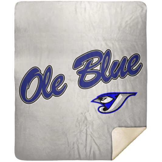 Ole Blue MSHM Premium Sherpa Blanket 50x60