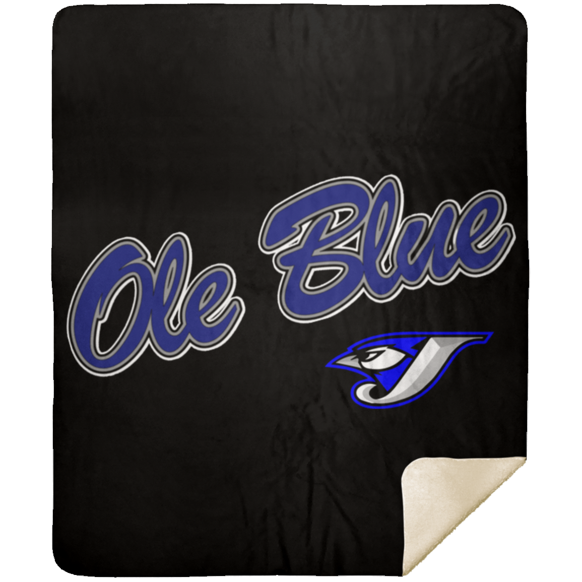 Ole Blue MSHM Premium Sherpa Blanket 50x60