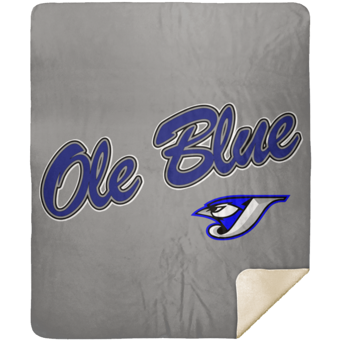 Ole Blue MSHM Premium Sherpa Blanket 50x60