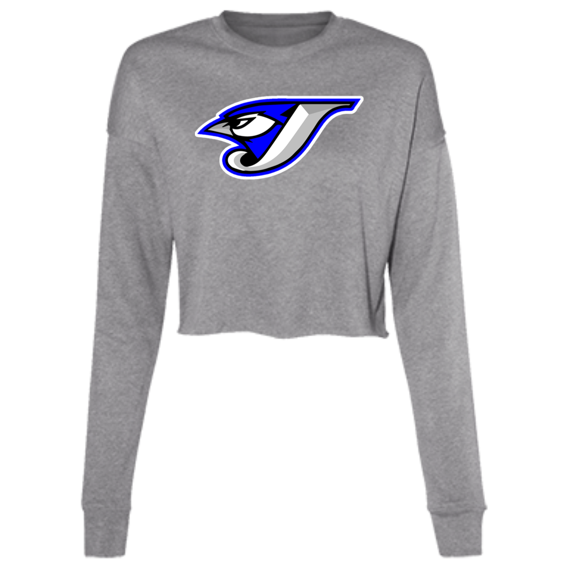 Logo B7503 Ladies' Cropped Fleece Crew