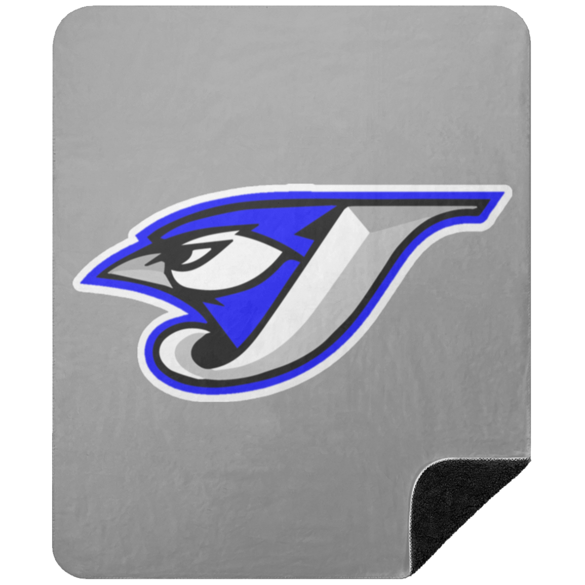 Logo BSHM Premium Black Sherpa Blanket 50x60