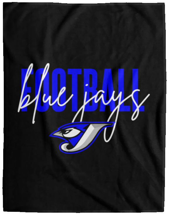 Script Football VPL Cozy Plush Fleece Blanket - 60x80