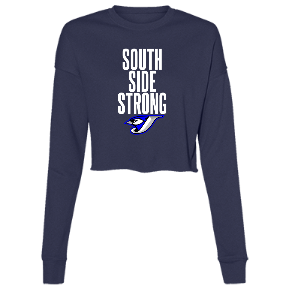 South Side Strong B7503 Ladies' Cropped Fleece Crew