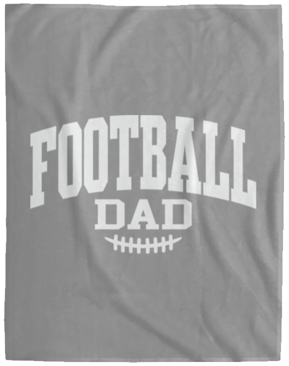 Football Dad VPL Cozy Plush Fleece Blanket - 60x80