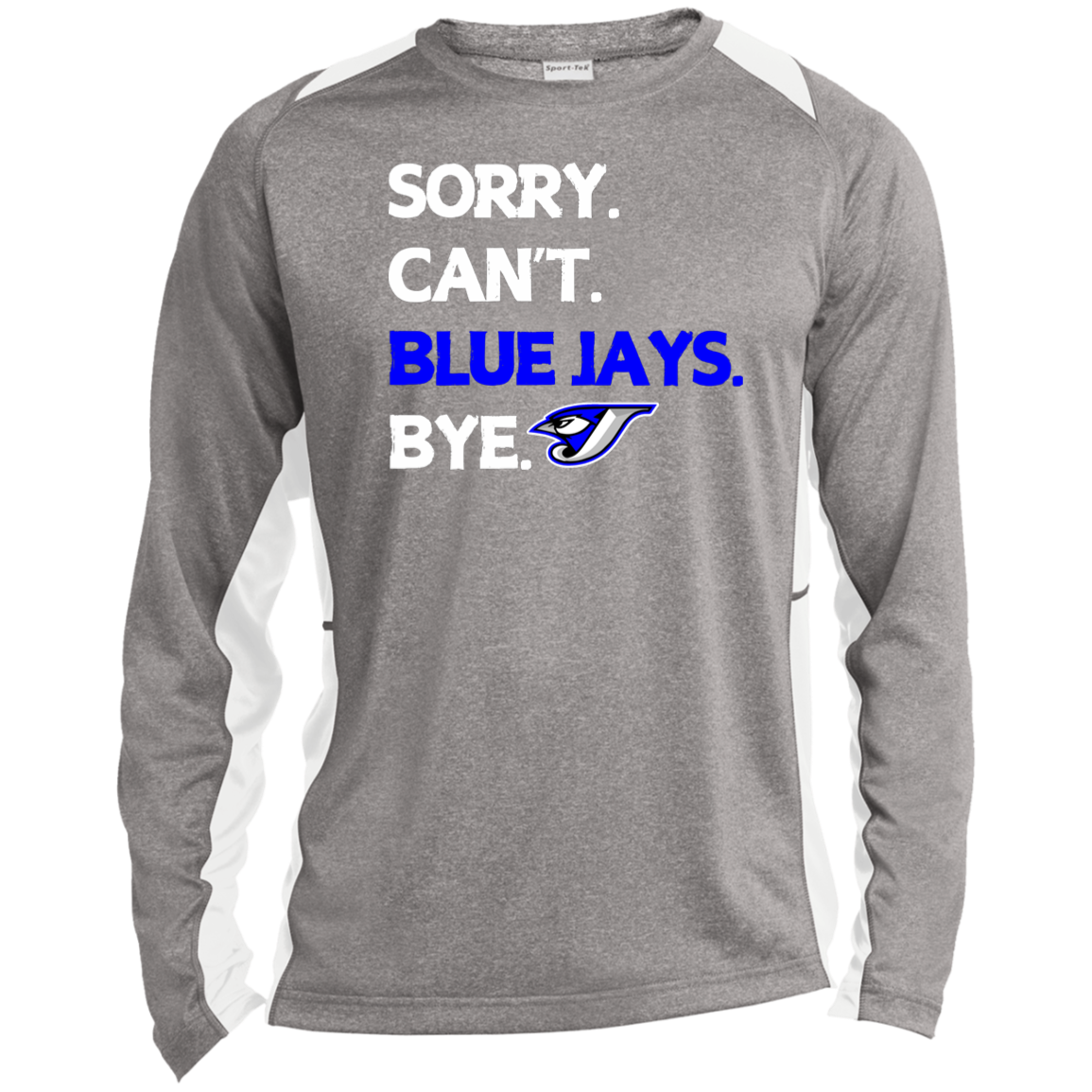 ST361LS Long Sleeve Heather Colorblock Performance Tee