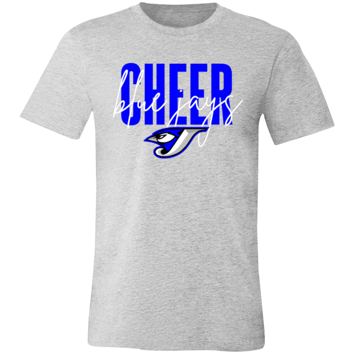 Script Cheer 3001C Unisex Jersey Short-Sleeve T-Shirt