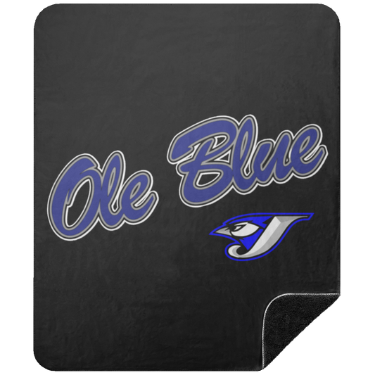 Ole Blue BSHM Premium Black Sherpa Blanket 50x60