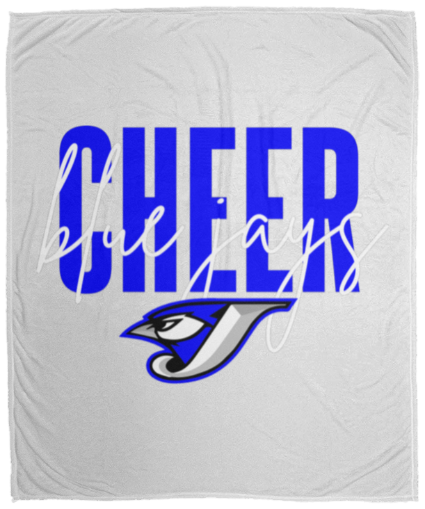 Script Cheer VPM Cozy Plush Fleece Blanket - 50x60