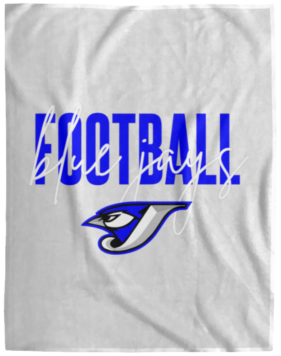 Script Football VPL Cozy Plush Fleece Blanket - 60x80