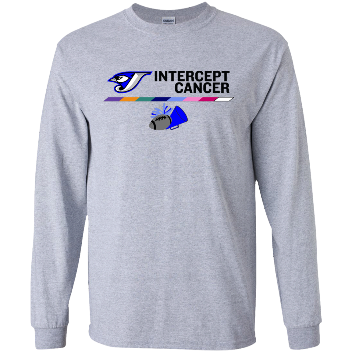Intercept Cancer G540B Youth LS T-Shirt