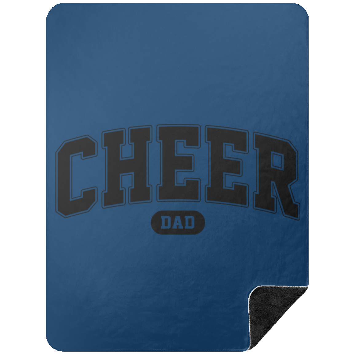Cheer Dad BSHL Premium Black Sherpa Blanket 60x80