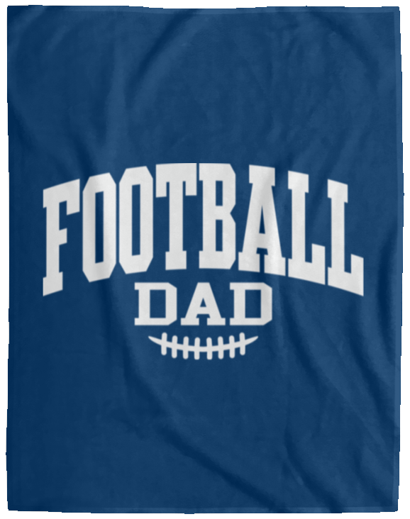 Football Dad VPL Cozy Plush Fleece Blanket - 60x80