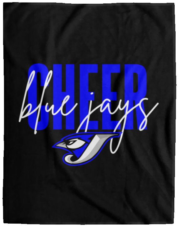 Script Cheer VPL Cozy Plush Fleece Blanket - 60x80
