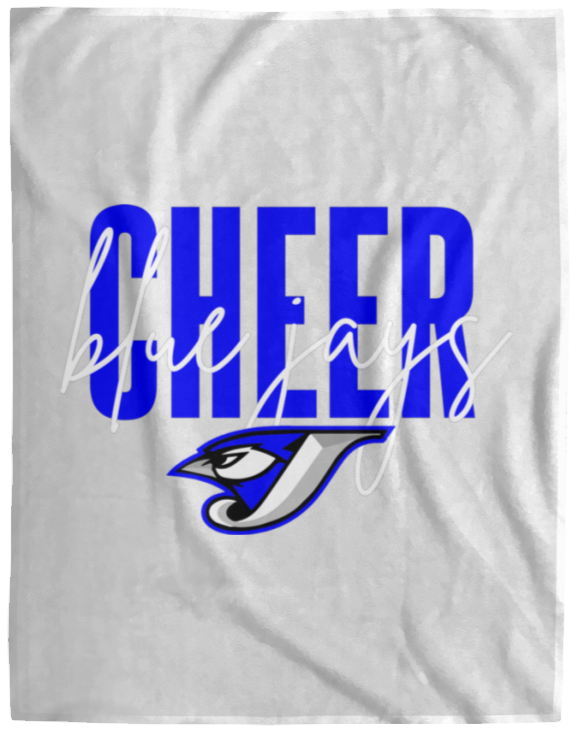 Script Cheer VPL Cozy Plush Fleece Blanket - 60x80