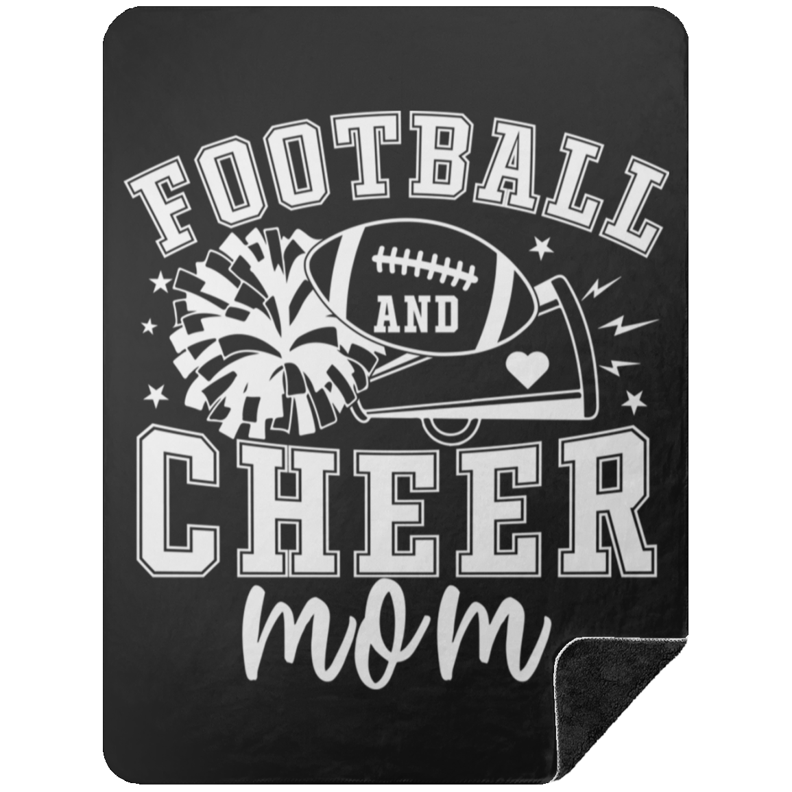 Mom of Both BSHL Premium Black Sherpa Blanket 60x80