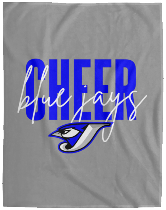 Script Cheer VPL Cozy Plush Fleece Blanket - 60x80