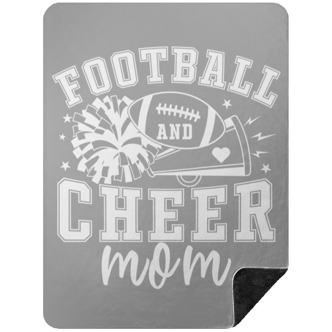 Mom of Both BSHL Premium Black Sherpa Blanket 60x80