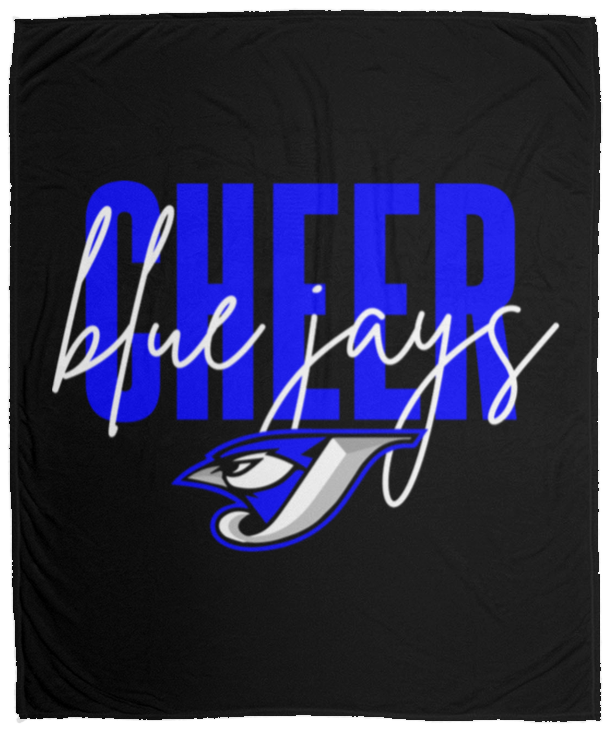 Script Cheer VPM Cozy Plush Fleece Blanket - 50x60