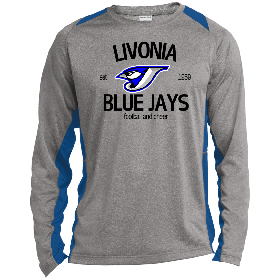 ST361LS Long Sleeve Heather Colorblock Performance Tee